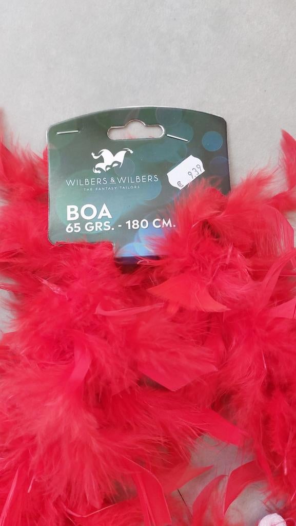 Rode boa nieuw carnaval, Ophalen of Verzenden, Nieuw