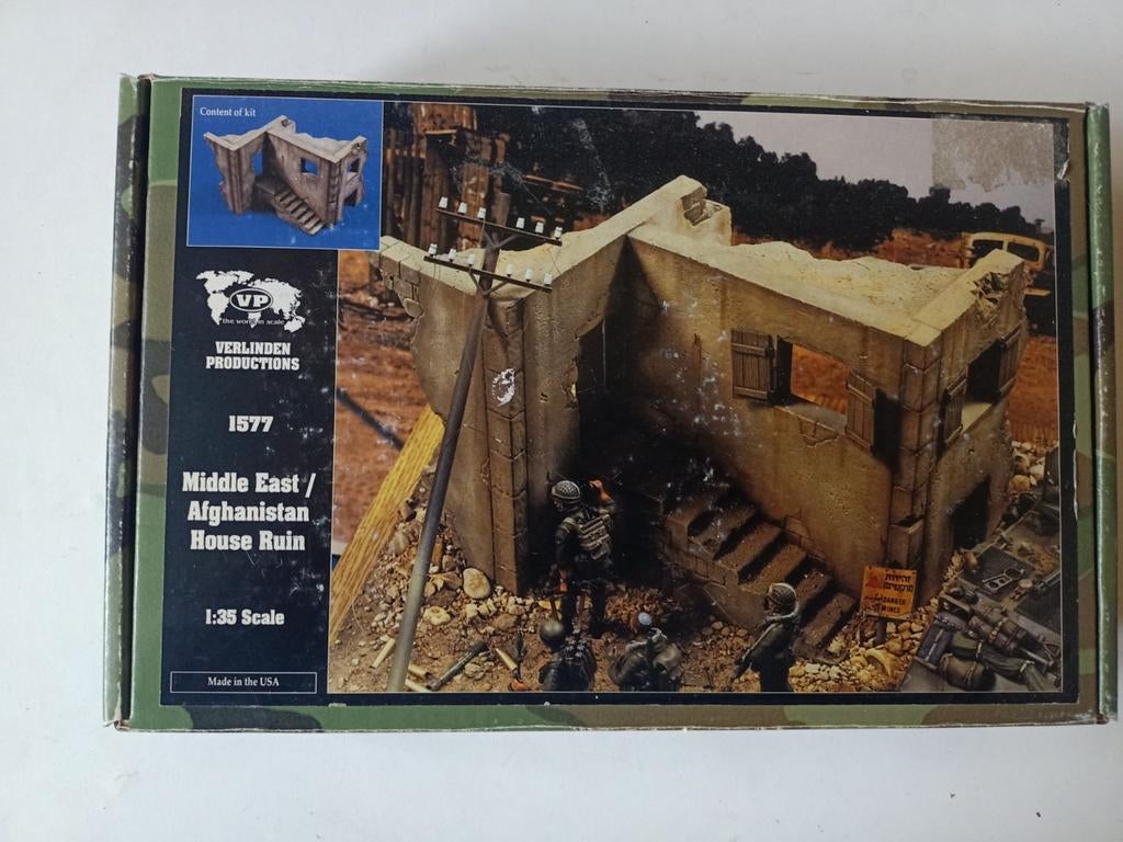 Verlinden 1577 1/35 Midden-Oosten / Afghanistan Huis Ruïne, Overige merken, 1:32 tot 1:50, Overige typen, Ophalen of Verzenden