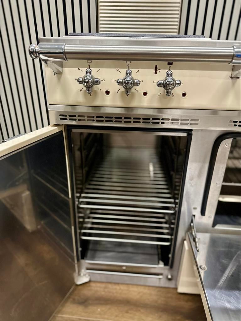 Luxe Lacanche Fornuis met 4 zones Lavagrill & Friteuse 150cm, 60 cm of meer, Fornello Esperta, Ophalen of Verzenden, Zo goed als nieuw