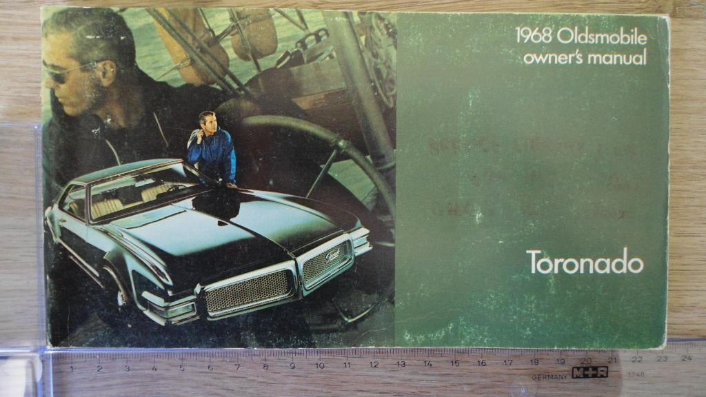 1968 Oldsmobile Toronado. First edition Owner's Manual., Auto diversen, Ophalen of Verzenden