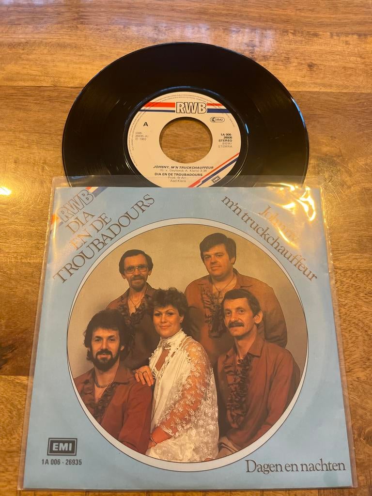 RWB - Johnny, M'n Truckchauffeur - Single, 7 inch, Single, Ophalen of Verzenden, Zo goed als nieuw