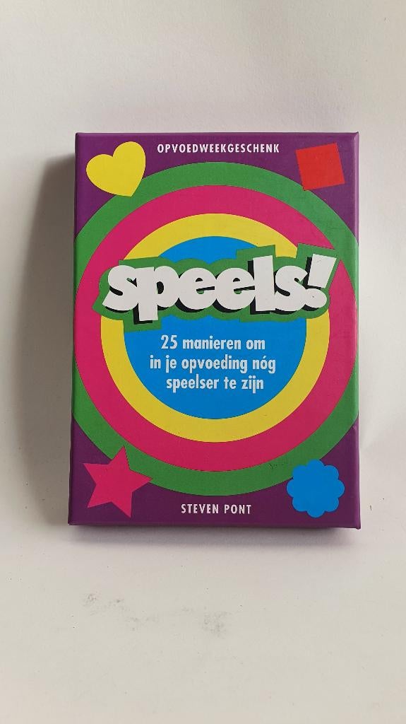 Speels! Opvoedingskaartspel Steven Pont, als nieuw. 7B14, Tweedehands verkoop, Tweedehands verkoop, Gebruikt, Ophalen of Verzenden