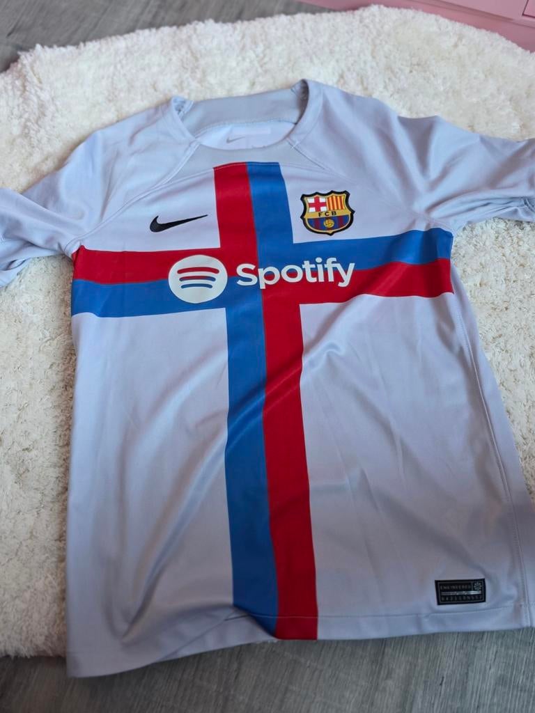 FC Barcelona shirt maat 147-158, Ophalen of Verzenden, Zo goed als nieuw, Nike, Jongen of Meisje