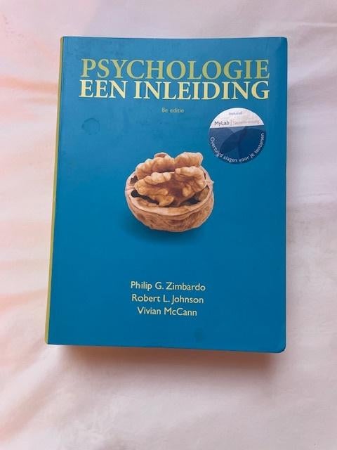 Psychologie, een inleiding, Zimbardo, 1e jaars Psychologie, Philip Zimbardo; Vivian McCann; Robert Johnson, Zo goed als nieuw