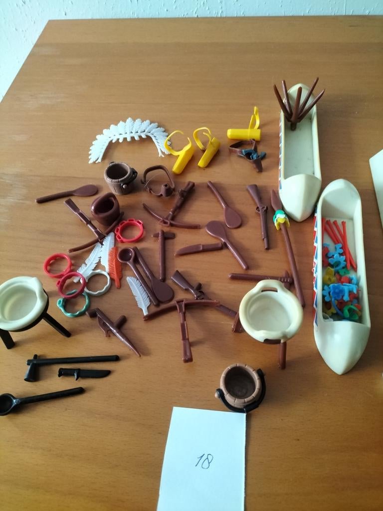 Playmobil Indianen Set, Ophalen, Zo goed als nieuw, Jongen of Meisje