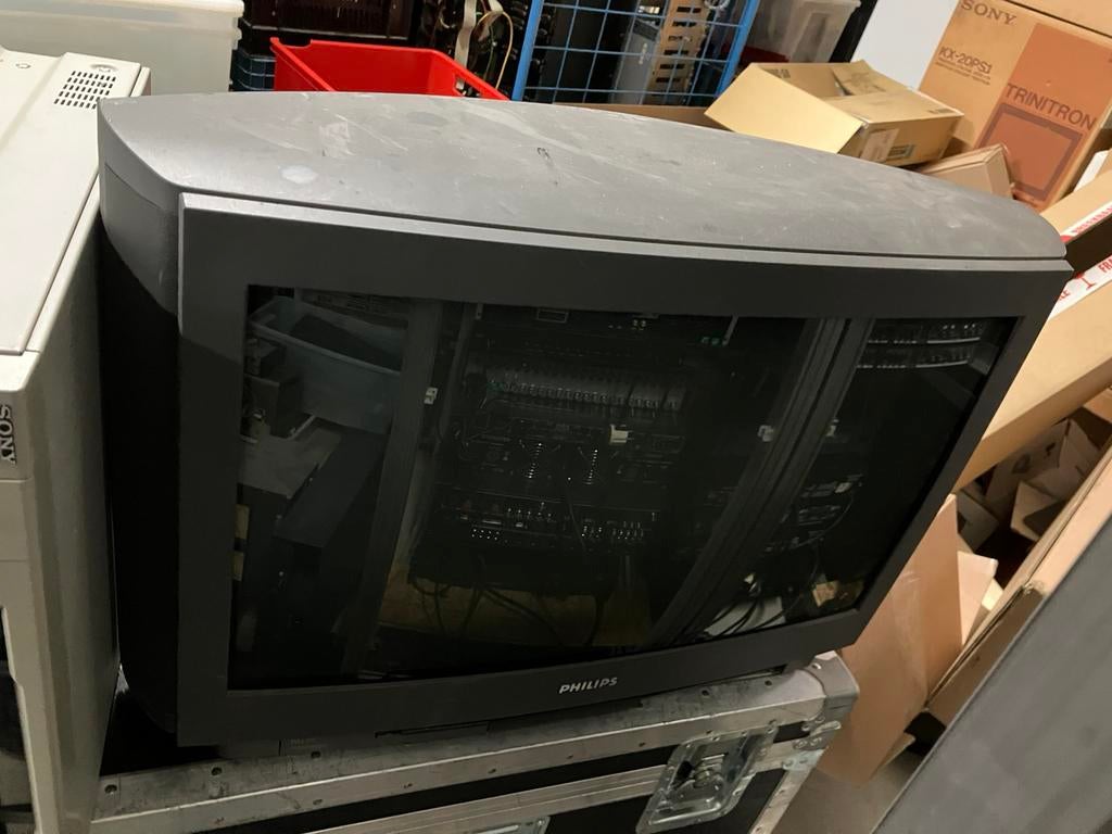 Philips 28 inch widescreen crt met VGA, Ophalen, Philips, Gebruikt, Ehv
