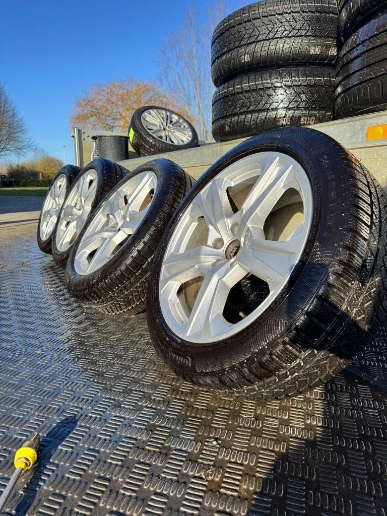 Audi A6/A7 winterset 245-45-19 Continental, 245 mm, Velg(en), Zomerbanden, Ophalen