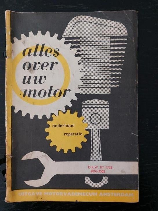 DKW Onderhoud & Reparatieboek RT 175S, RT 200S, RT 250S, Ophalen of Verzenden, Gelezen, Onbekend, Merk of Model