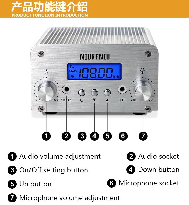 FM Zender 5W/15W Stereo PLL + USB, Telecommunicatie, Zenders en Ontvangers, Ophalen of Verzenden, Nieuw, Zender
