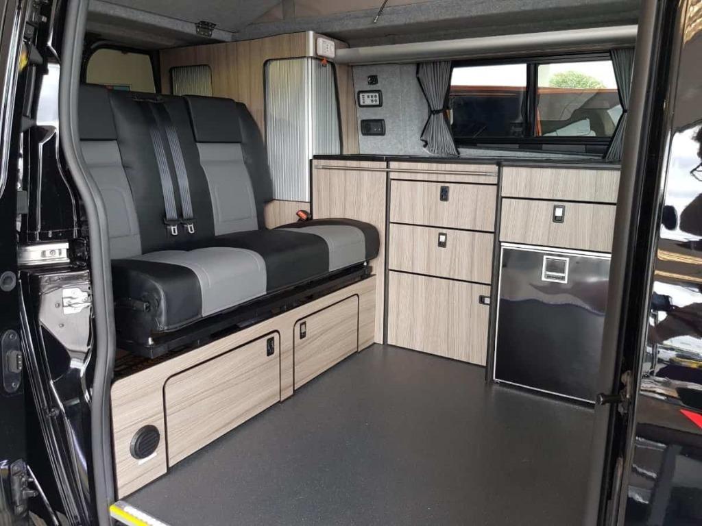 Camperbouw ombouw meubelset slaapbank Ford Transit Custom, Caravans en Kamperen, Ophalen, Hoefakker 3, Veen, Info@termeercampers.nl