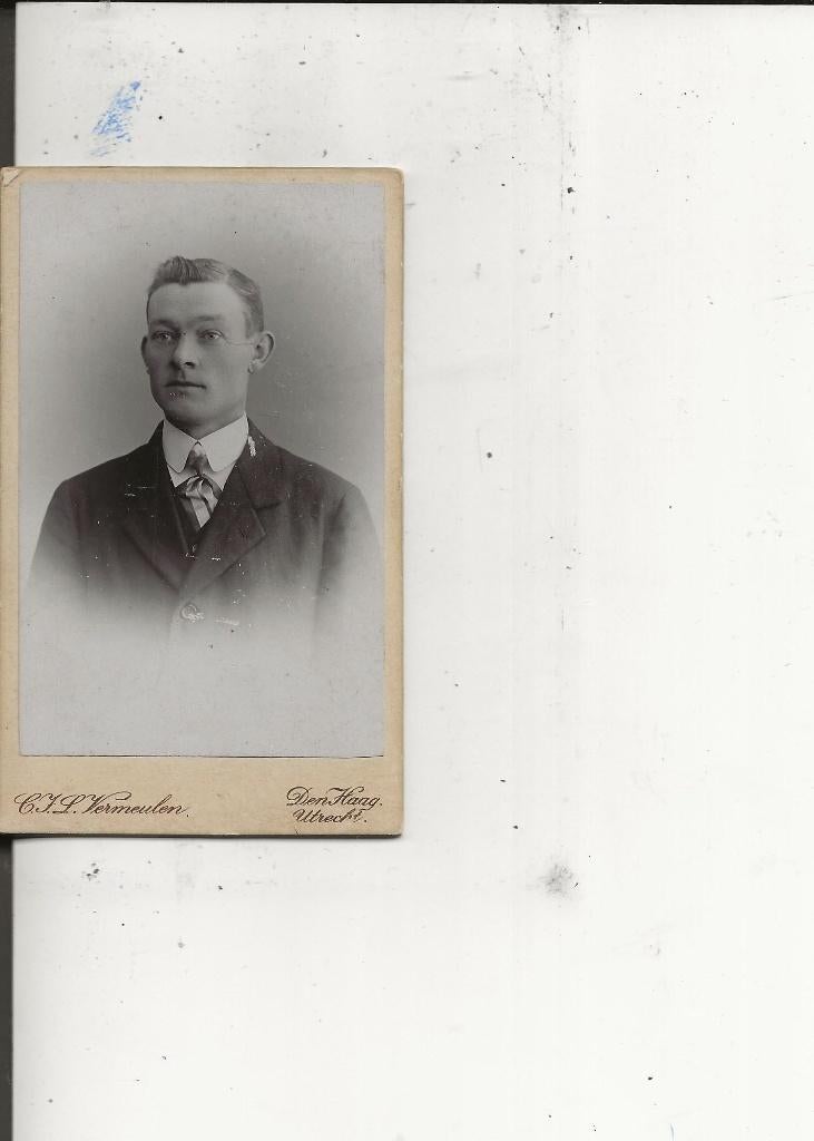 CdV Poeldijk Jan Verbeek Jan Verbeek, Verzenden, Voor 1920, Ongelopen, Zuid-Holland