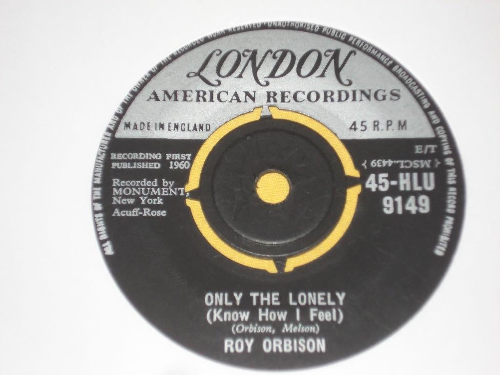 Roy Orbison      only The Lonely     Orgineel, Cd's en Dvd's, Vinyl Singles, Zo goed als nieuw, Pop, Ophalen of Verzenden