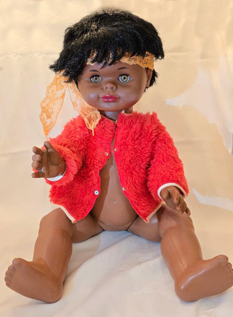 pop Lissi Batz 70 cm., Ophalen of Verzenden, Zo goed als nieuw, Babypop