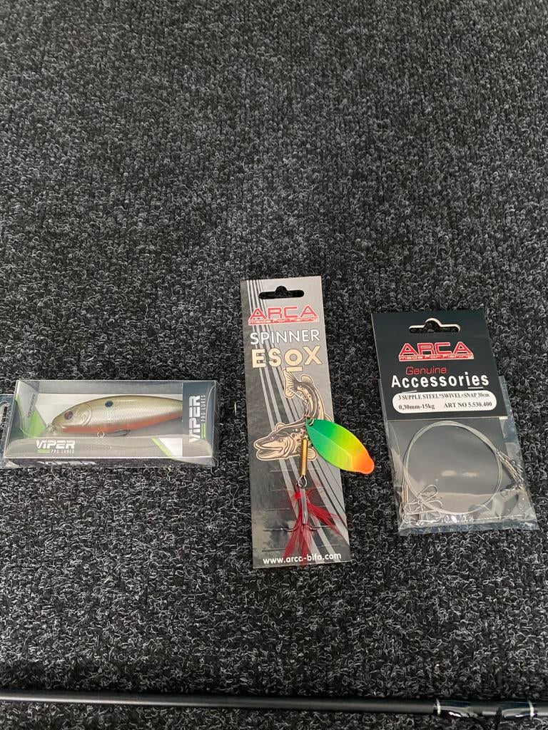 Compleet Snoekvis starters pakket incl draad + kunstaas, Overige typen, Nieuw, S, H
