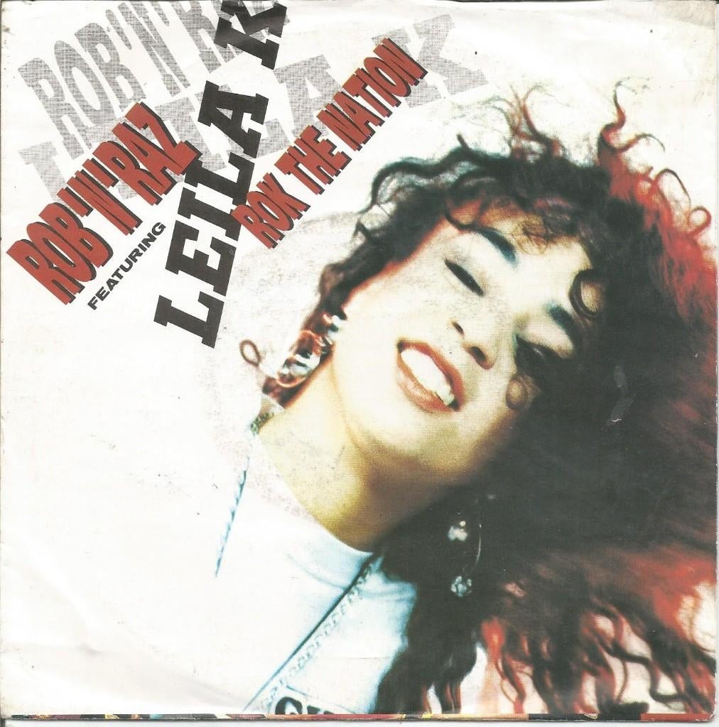 Rob 'n' Raz Featuring Leila K – Rok The Nation (1990), 7 inch, Single, Ophalen of Verzenden, Zo goed als nieuw