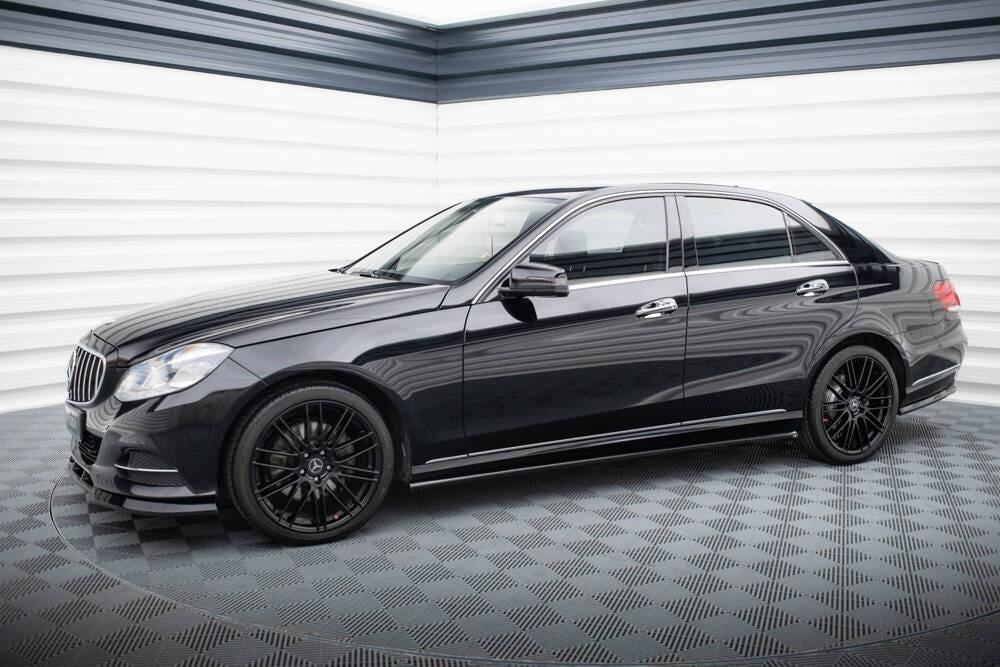 Voorlip sideskirts diffuser spoiler - Mercedes E-Klasse W212, Auto diversen, Tuning en Styling, Ophalen of Verzenden