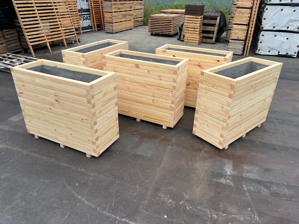 Hoge houten plantenbak 100x40x72 perfect voor jou tuin!, Toon van de Laarstraat 1 5701TK Helmond, 100 cm of meer, Nieuw, Ophalen of Verzenden