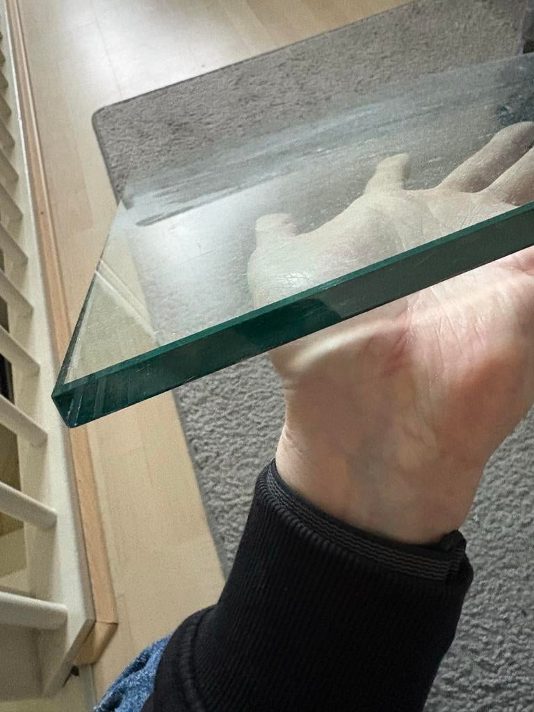 Glasplaat 48 * 105 * 1 cm, Ophalen, Glasplaat, 80 tot 120 cm