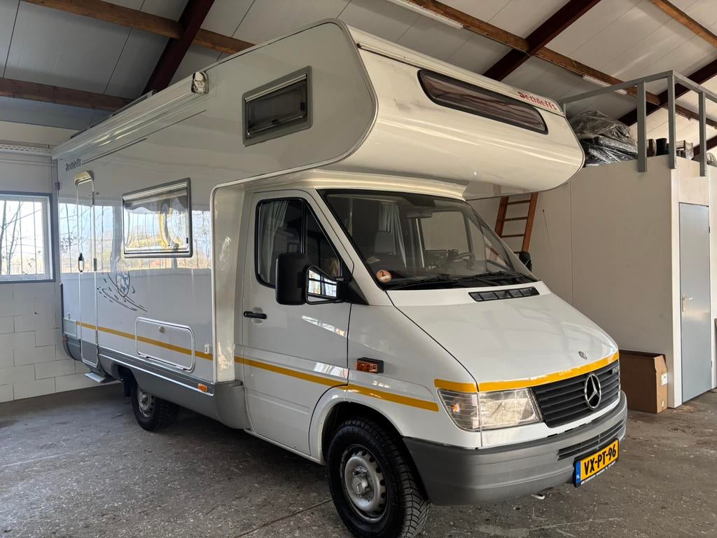 Dethleffs Mercedes 312D globe line camper buscamper, Ophalen of Verzenden, Zo goed als nieuw, Tot en met 4