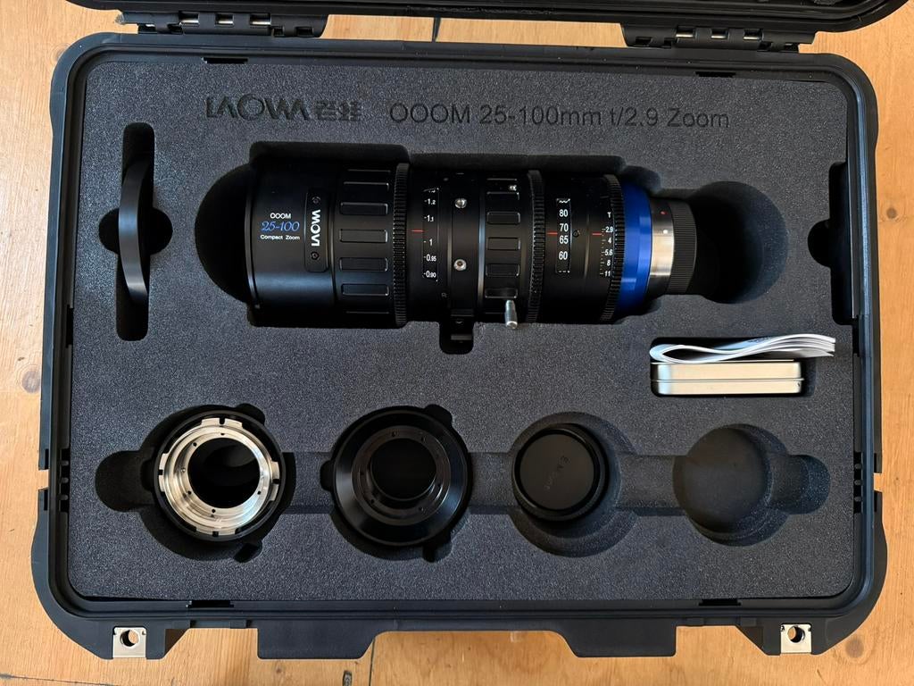 Laowa OOOM 25-100mm t/2.9 ZERO-D Cine lens, Ophalen of Verzenden, Zo goed als nieuw