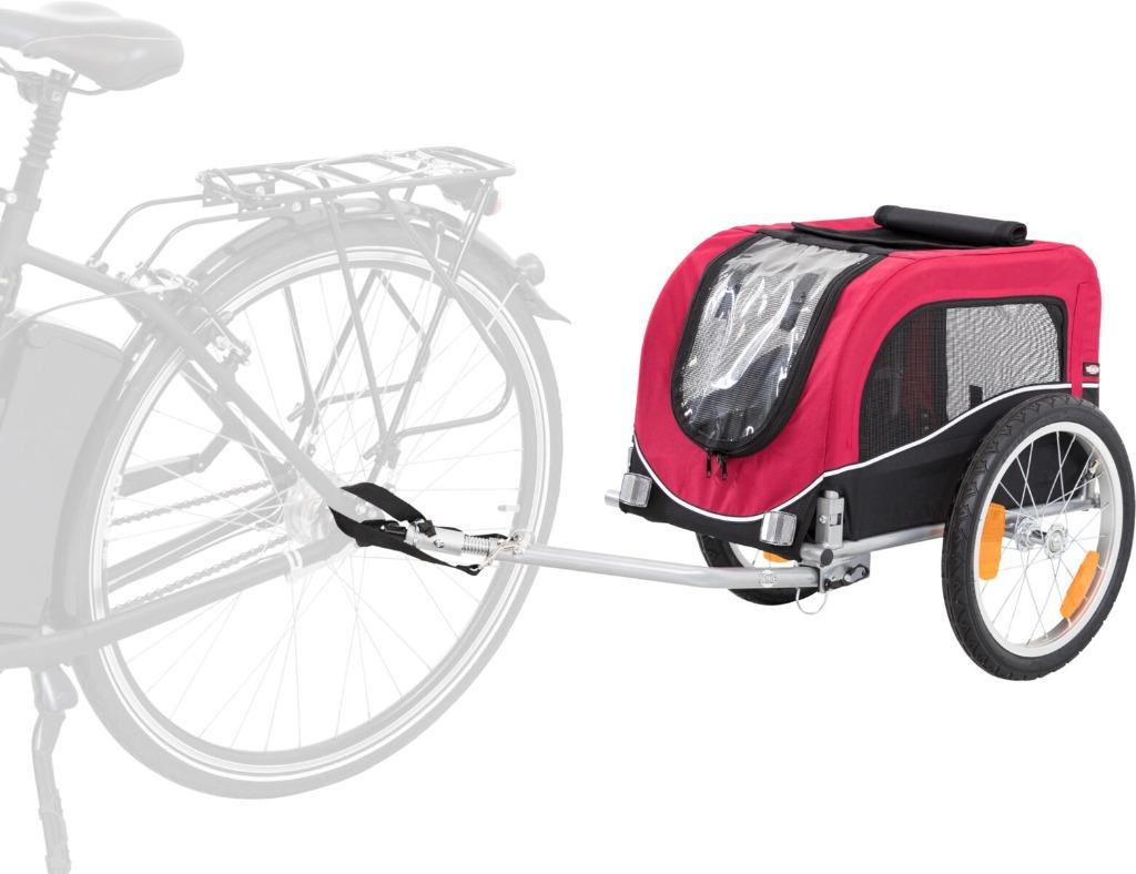 Trixie Hondenfietskar Zwart/Rood, Fietsen en Brommers, Fietsaccessoires | Aanhangers en Karren, Trixie, Opvouwbaar, ., Nieuw