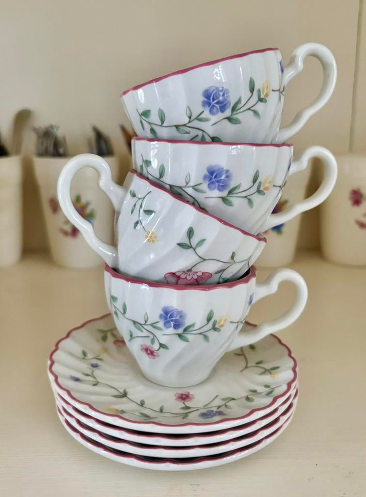 4x Summer chintz kleine kopjes Johnson Brothers, Ophalen of Verzenden, Porselein, Overige stijlen, Kop(pen) en/of Schotel(s)