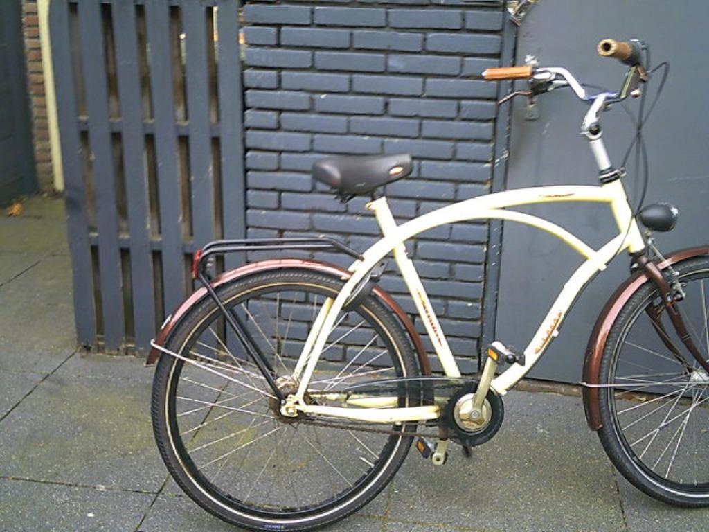 Herenfiets Basic Bullet, Fietsen en Brommers, Fietsen | Heren | Herenfietsen, Ophalen, Gebruikt, Overige merken, Versnellingen