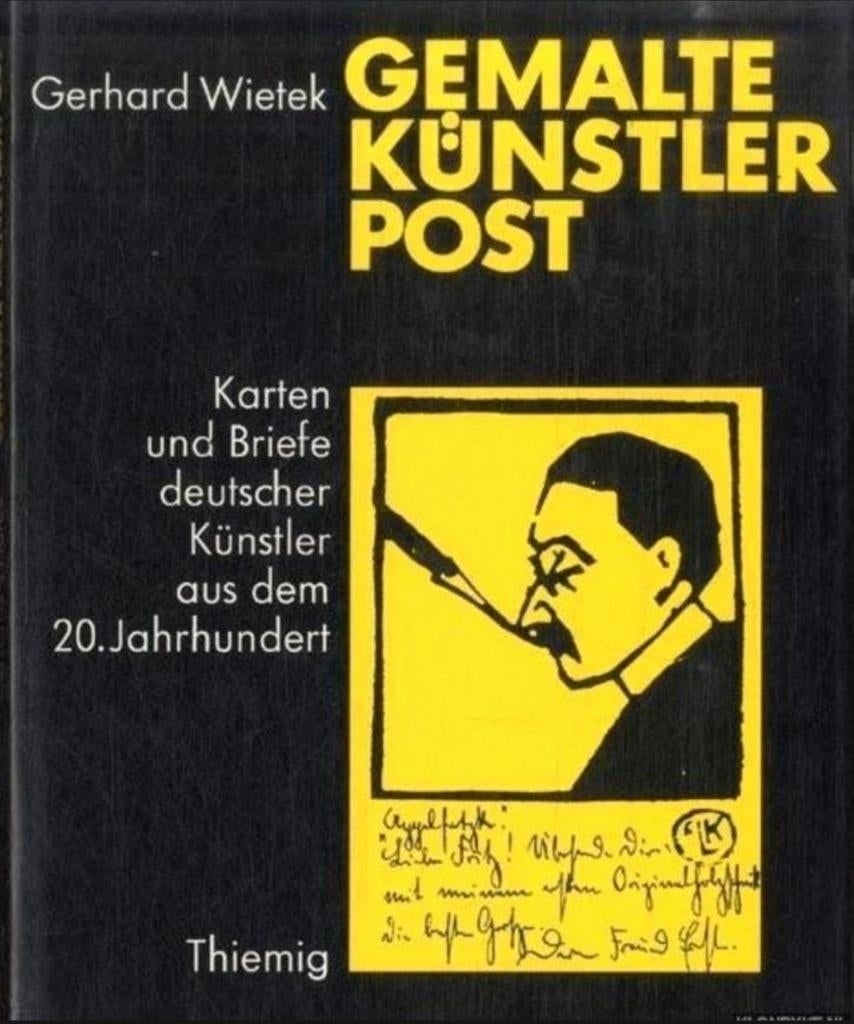 Getekende kaarten en -brieven Duitse kunstenaars 1901-1973, Boeken, Verzenden, Zo goed als nieuw
