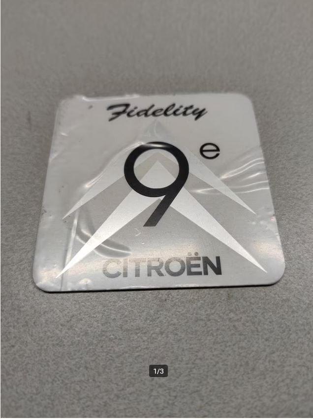 Citroën Fidelity 9e Sticker/Badge, Ophalen of Verzenden, Citroën