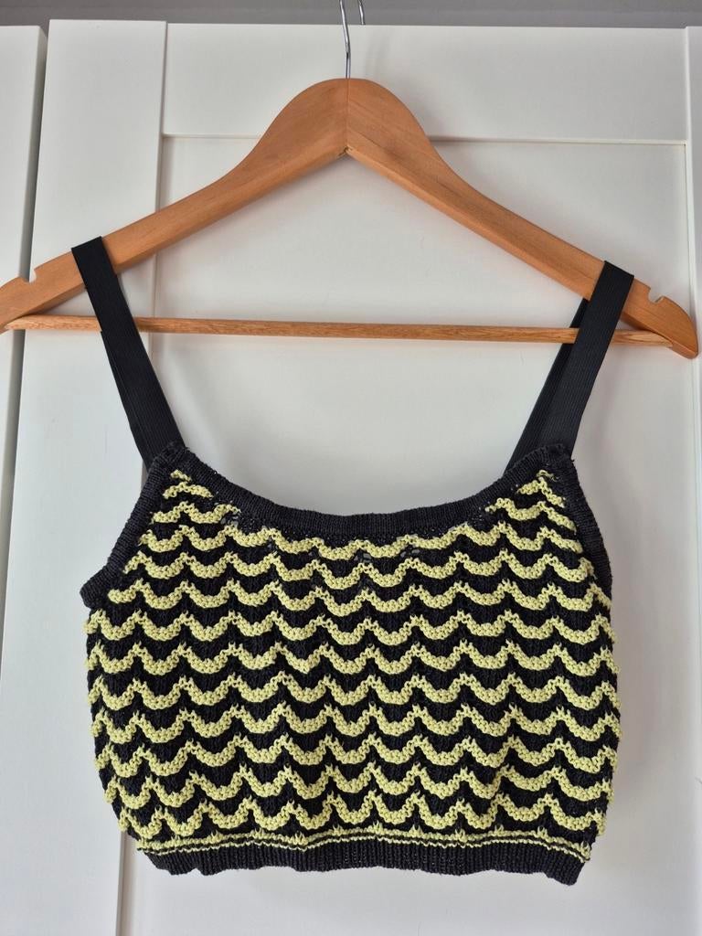 Zara Knit Top mt M, Kleding | Dames, Maat 38/40 (M), Zara, Geel, Ophalen of Verzenden