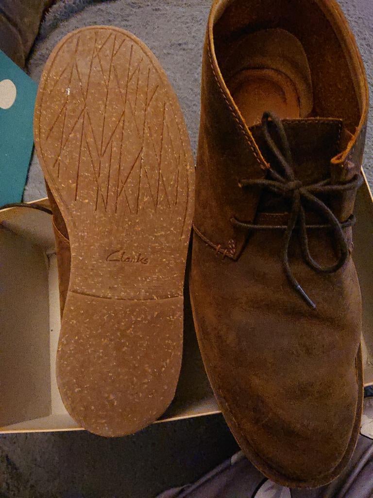 Clark Suede Herenschoenen - Stijlvol & Comfortabel, Kleding | Heren, Schoenen, Clark, Bruin, Nieuw, Ophalen of Verzenden