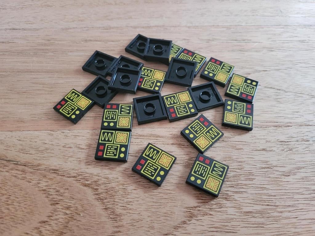 Partij J720=20x Lego space tegels Nieuw