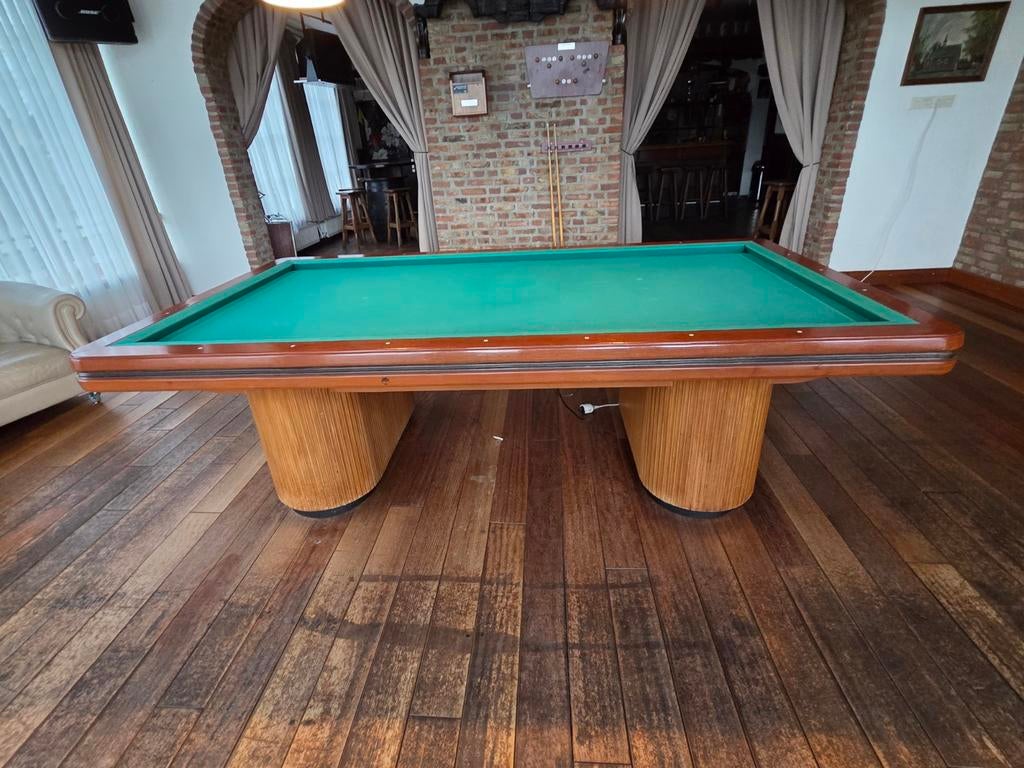 Wilhelmina Carambole Biljart - Simonis - ruil voor pooltafel, Sport en Fitness, Biljarten en Poolen, Ophalen, Gebruikt, Biljarttafel