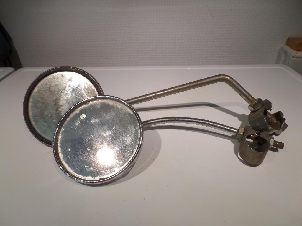 Achteruitkijkspiegels, Oldtimer motoren, 2 x-(#8790), Motoren, Ophalen of Verzenden, Gebruikt