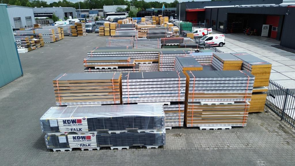 Sandwichpanelen, dakplaten, damwand, dakpanplaten, pir isola, Doe-het-zelf en Verbouw, Ophalen, Nieuw, Overige materialen, Minder dan 20 mm