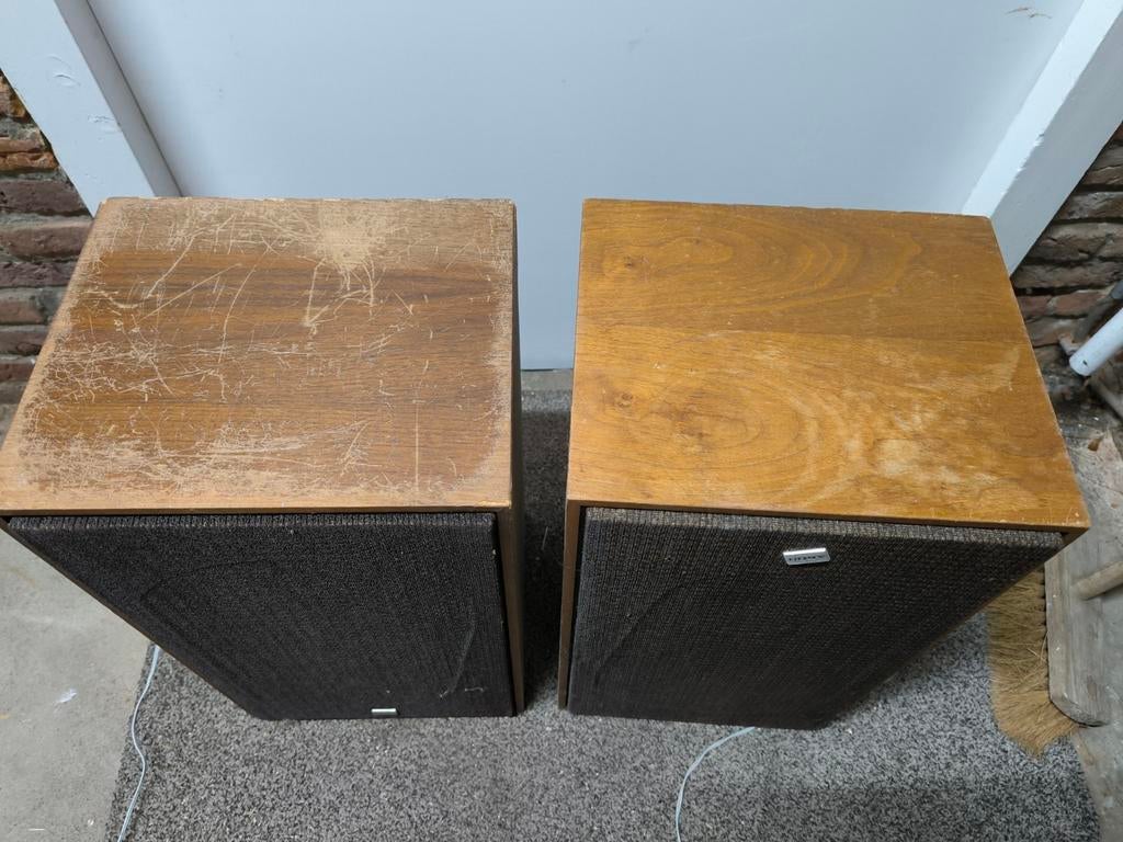 Charmante vintage Sony luidsprekers luidsprekerboxen, Ophalen, Gebruikt, Sony, Minder dan 60 watt