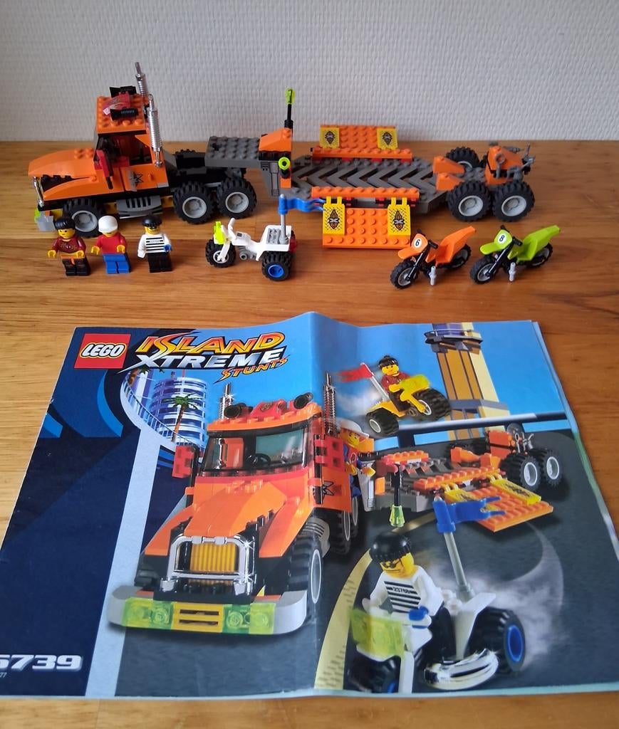 Lego islands xtreme stunts 6739 complete set met doos boekje, Ophalen of Verzenden