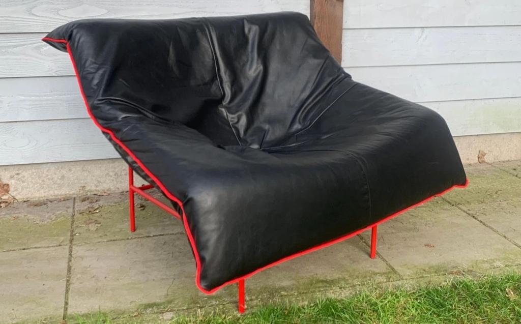 Montis Butterfly Chair Gerard van den Berg Design Fauteuil, Ophalen, Gebruikt, 75 tot 100 cm, 75 tot 100 cm