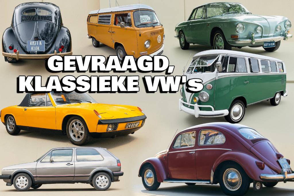 Gevraagd klassieke Volkswagens, Auto's, Volkswagen, Particulier, Te koop, Benzine