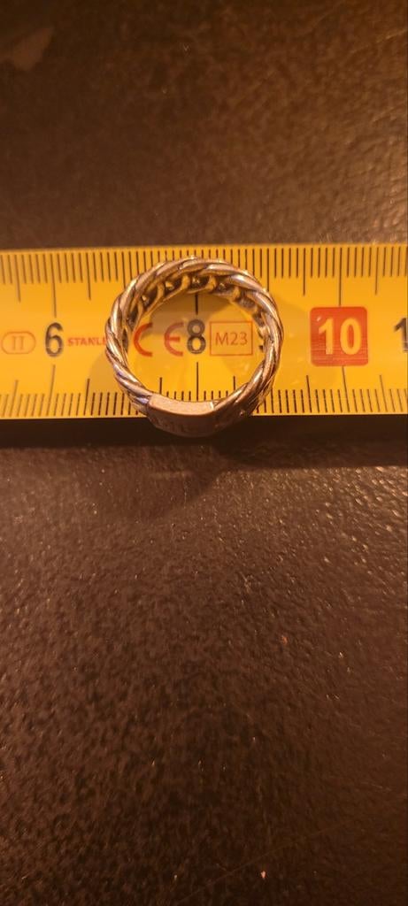 Biba ring, Ophalen of Verzenden, Zilver, Dame