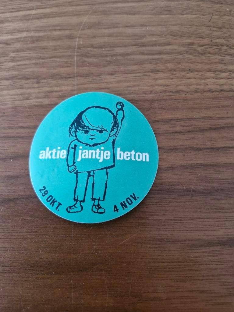4940 Aktie Jantje Beton Sticker, Verzamelen, Ophalen of Verzenden, Gebruikt