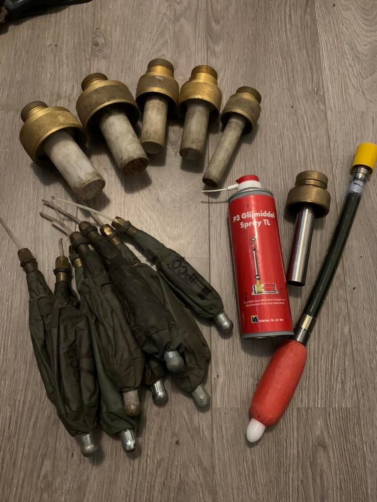 Ipco en Kleiss & Co Gasblazen , Adapters, Ophalen, Nieuw