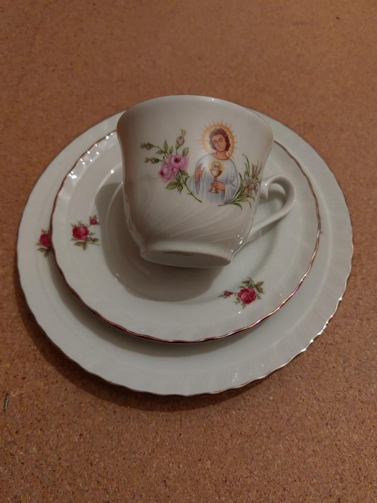Eerste Heilige Communie Servies - Jaren 70, Ophalen of Verzenden