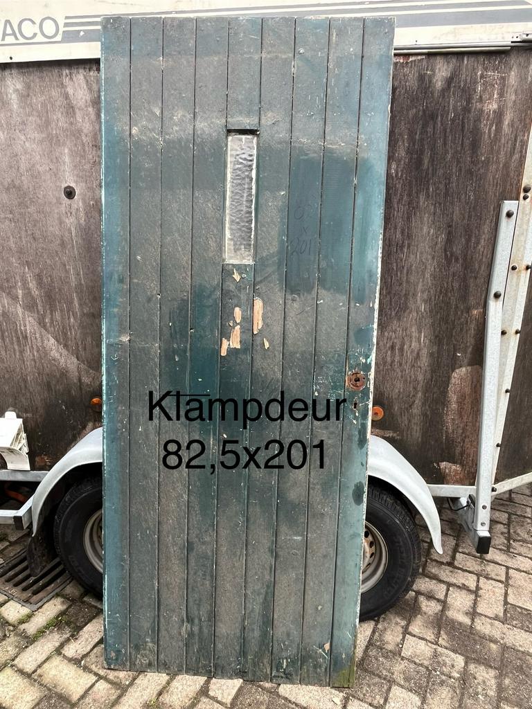 Schuttingdeur. Raamluiken . Barndeur. Loftdeur, Ophalen of Verzenden, Gebruikt, Kunststof, Buitendeur