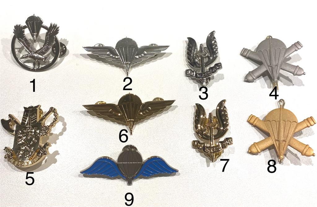 Parachutisten muts kentekens, Verzamelen, Ophalen, Landmacht, Nederland, Embleem of Badge