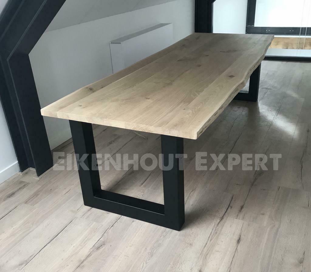 Foto 18 van Eiken Boomstam Eettafel Tafel Eikenhout BINNEN 1WEEK BEZORGD