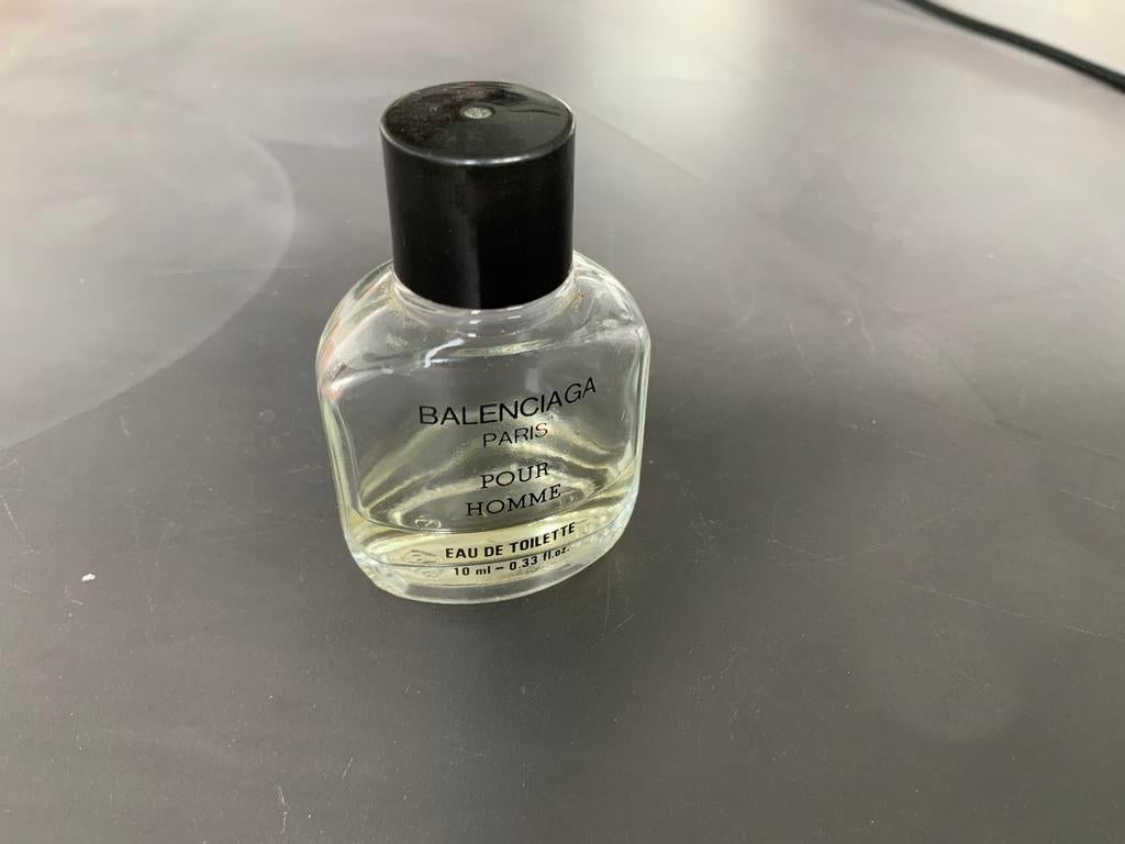 Mini flesje eau de toilette van Balenciaga. Paris., Ophalen of Verzenden, Gebruikt, Miniatuur