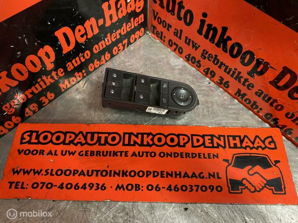 Opel Astra Zafira ('04-'09) Raamschakelaar Links - 13209204, Ophalen of Verzenden, Gebruikt