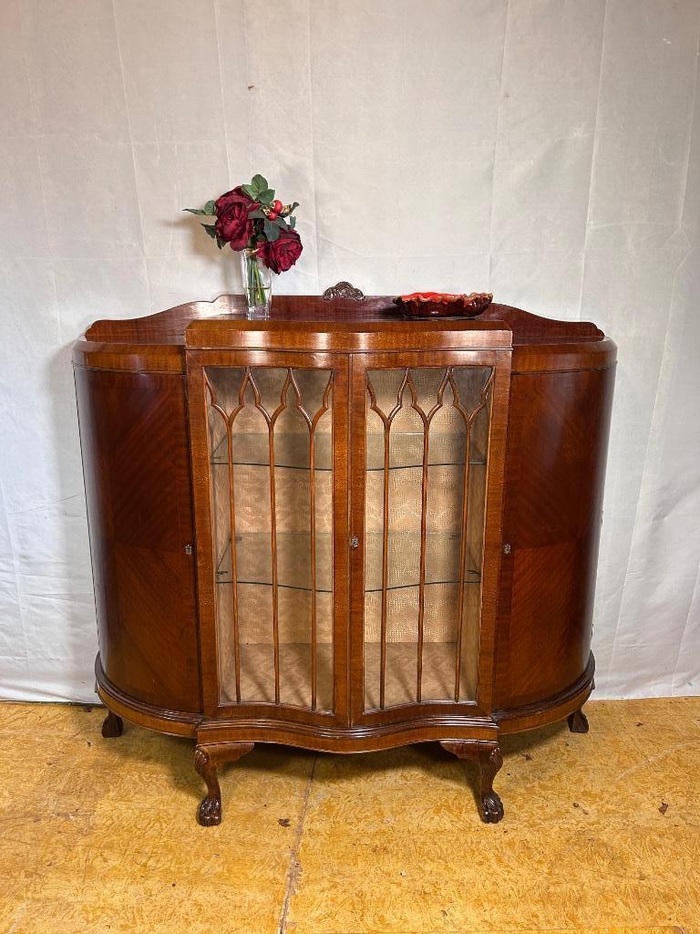 Gratis bezorging! Vitrinekast Victoriaans Edwardiaans1880, -, 100 tot 150 cm, -, 150 tot 200 cm