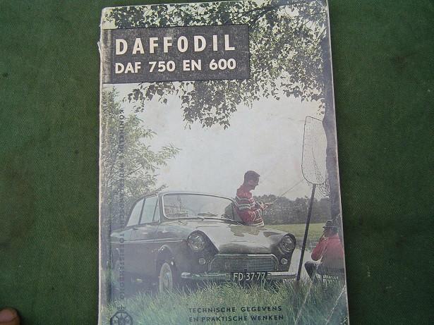 DAF Daffodil 600 750 ANWB technische gegevens 1962 ?, Ophalen of Verzenden